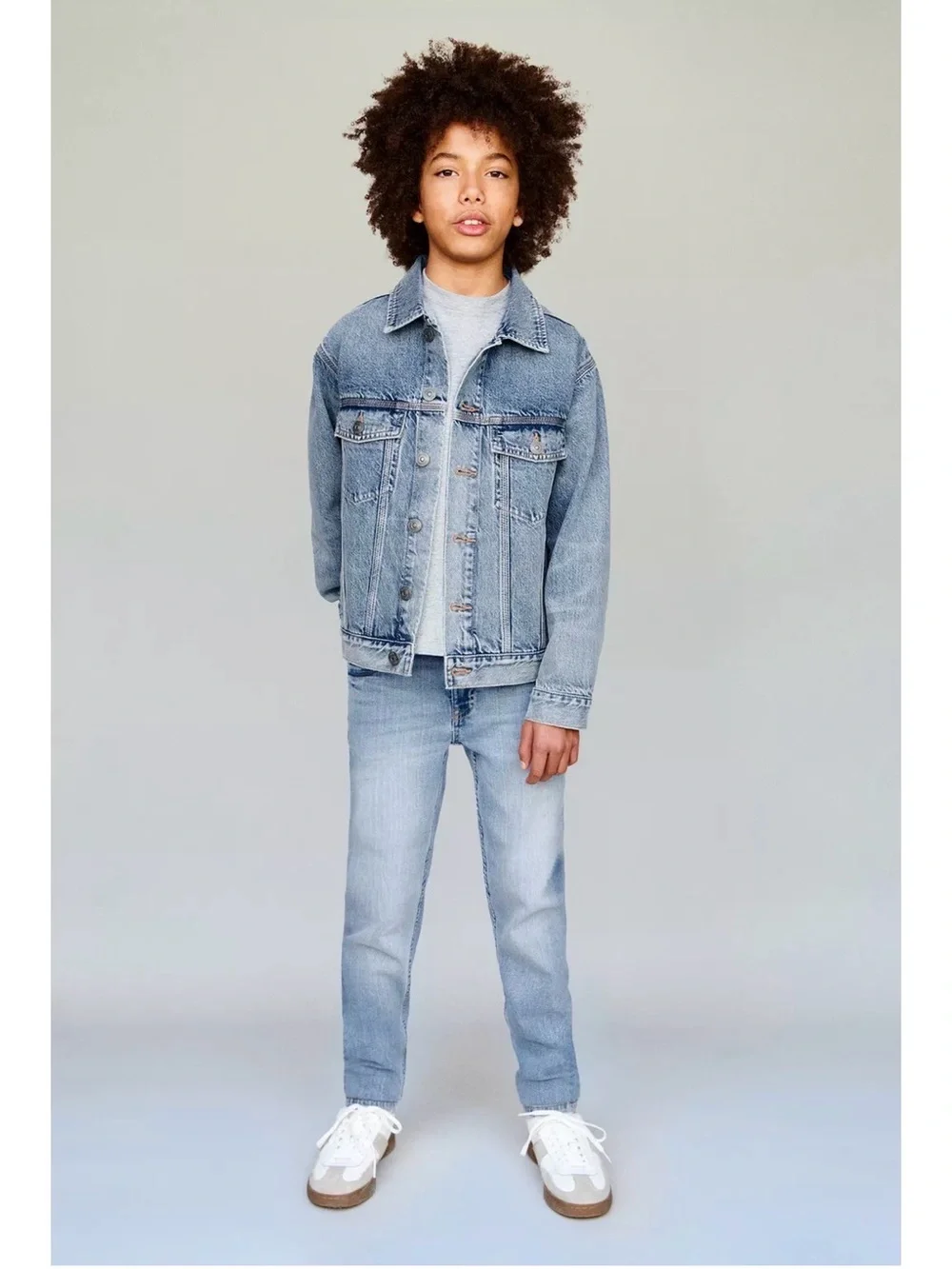 Zara Light Blue Denim Jacket for Kids (unisex)